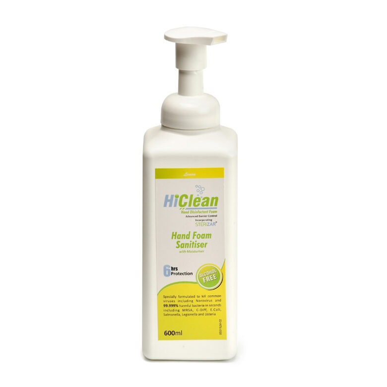 </p>
<p>HiClean Hand Foam Sanitiser</p>
<p>