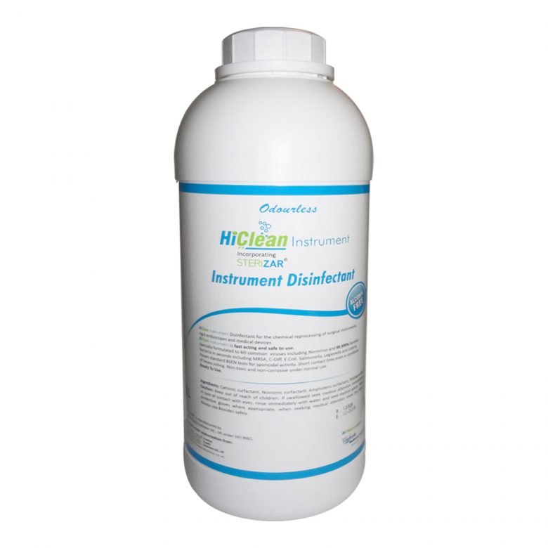 </p>
<p>HiClean Instrument Disinfectant</p>
<p>