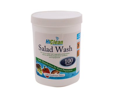 </p>
<p>HiClean Salad Wash Tablets</p>
<p>